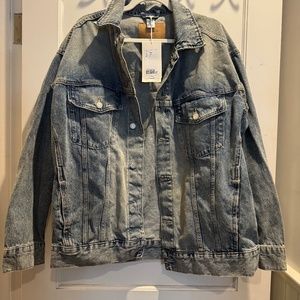 H&M oversized denim jacket